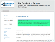 Tablet Screenshot of dumbartonexpress.com